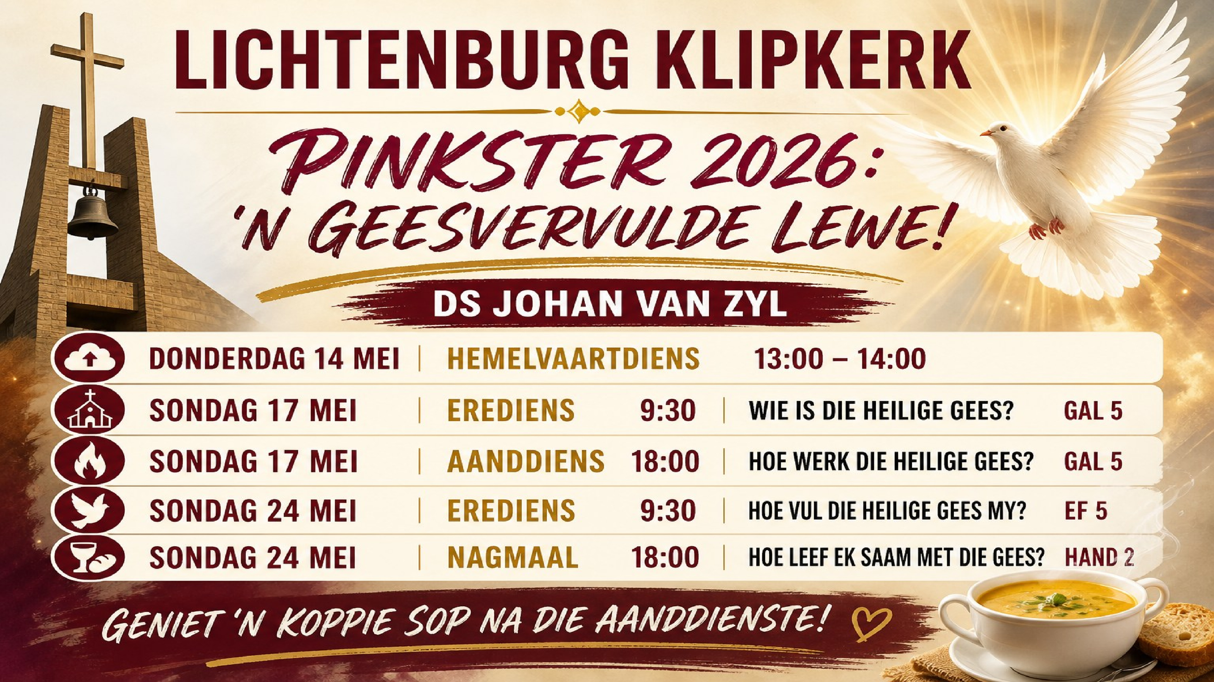 klipkerk gebeure
